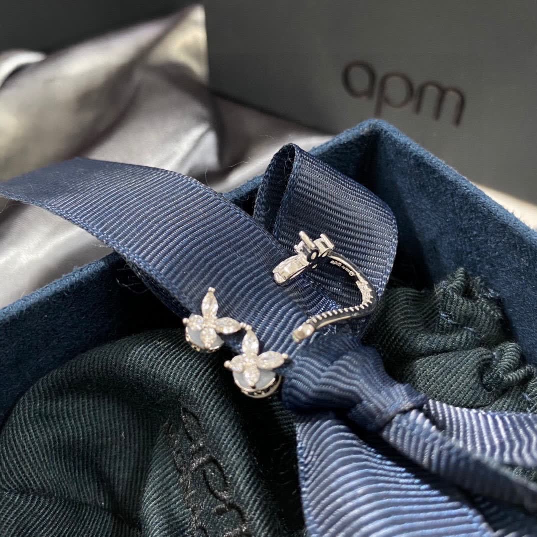 APM Monaco Butterfly Stud Earrings